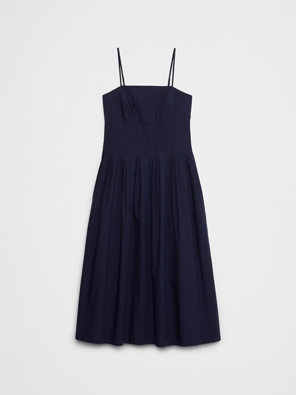 Banana Republic Navy Midi Dress Size 4 Petite